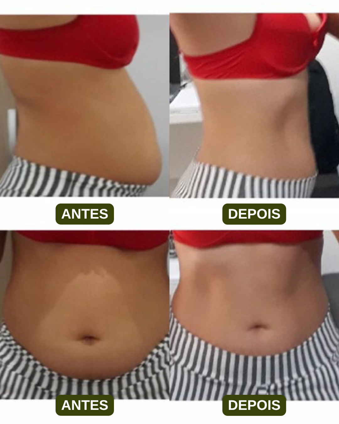 Resultado 8, antes e depois