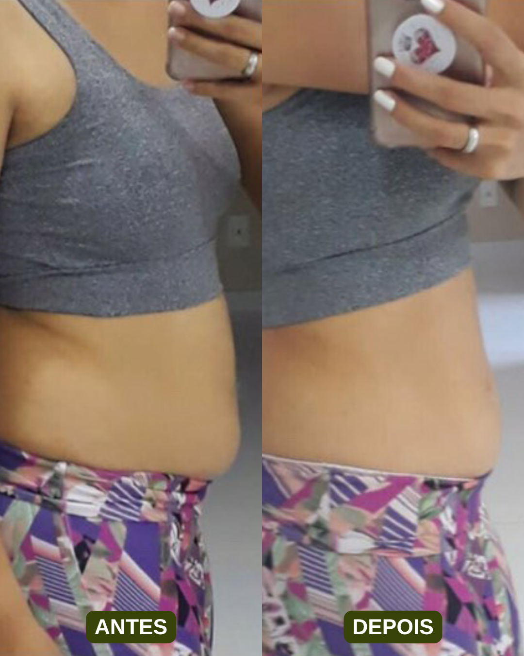 Resultado 9, antes e depois