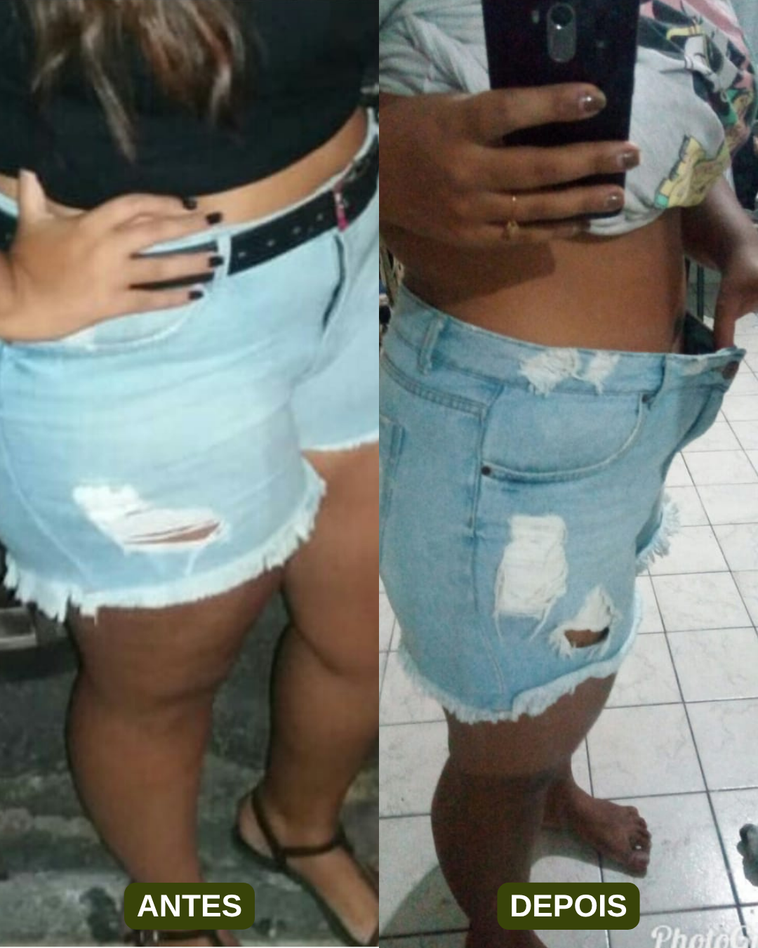 Resultado 11, antes e depois